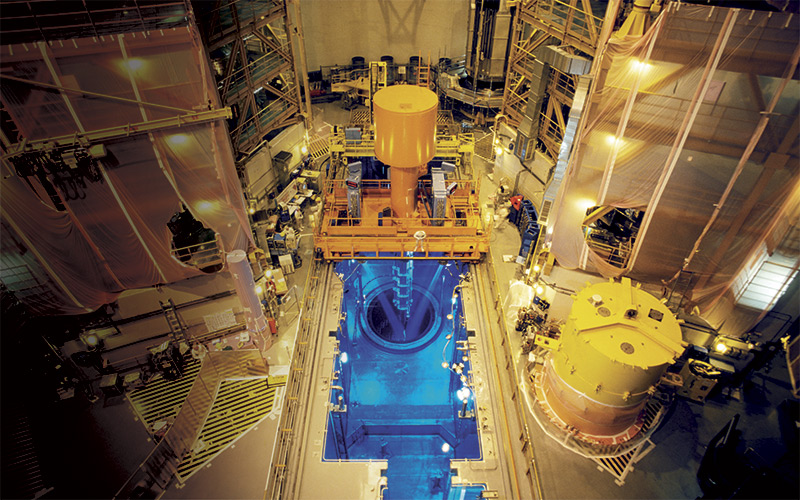 Inside Fission Reactor