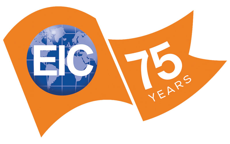 75 years of EIC logo