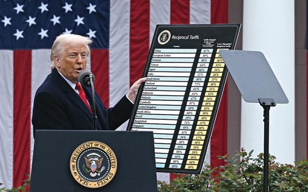President Trump holding Tariff Card.CREDIT_Getty-2207584759