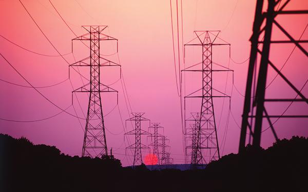 High Power Lines at Sunset.credit_istock-1200833295