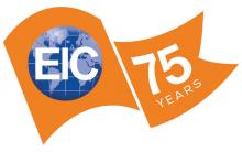 75 years of EIC logo