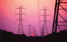 High Power Lines at Sunset.credit_istock-1200833295