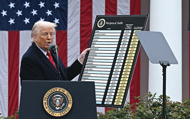 President Trump holding Tariff Card.CREDIT_Getty-2207584759
