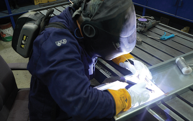 Person welding_CREDIT_Sterling Thermal Technology