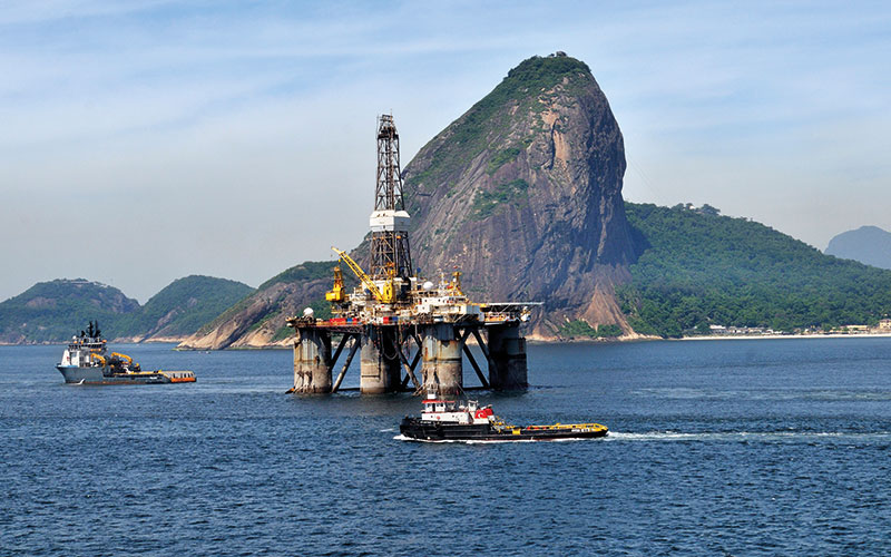 oil rig brazil
