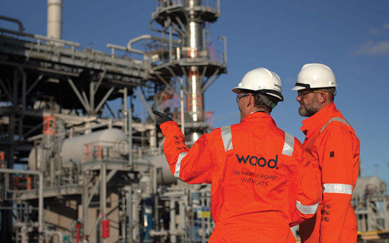 Wood employees at the Central Area Transmission Terminal, Teesside, UK