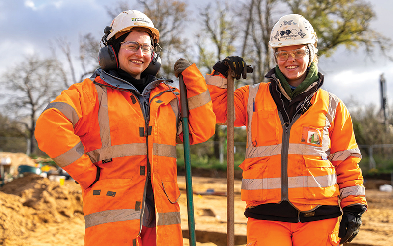 Archaeologists at the site of Sizewell C’s accommodation campus